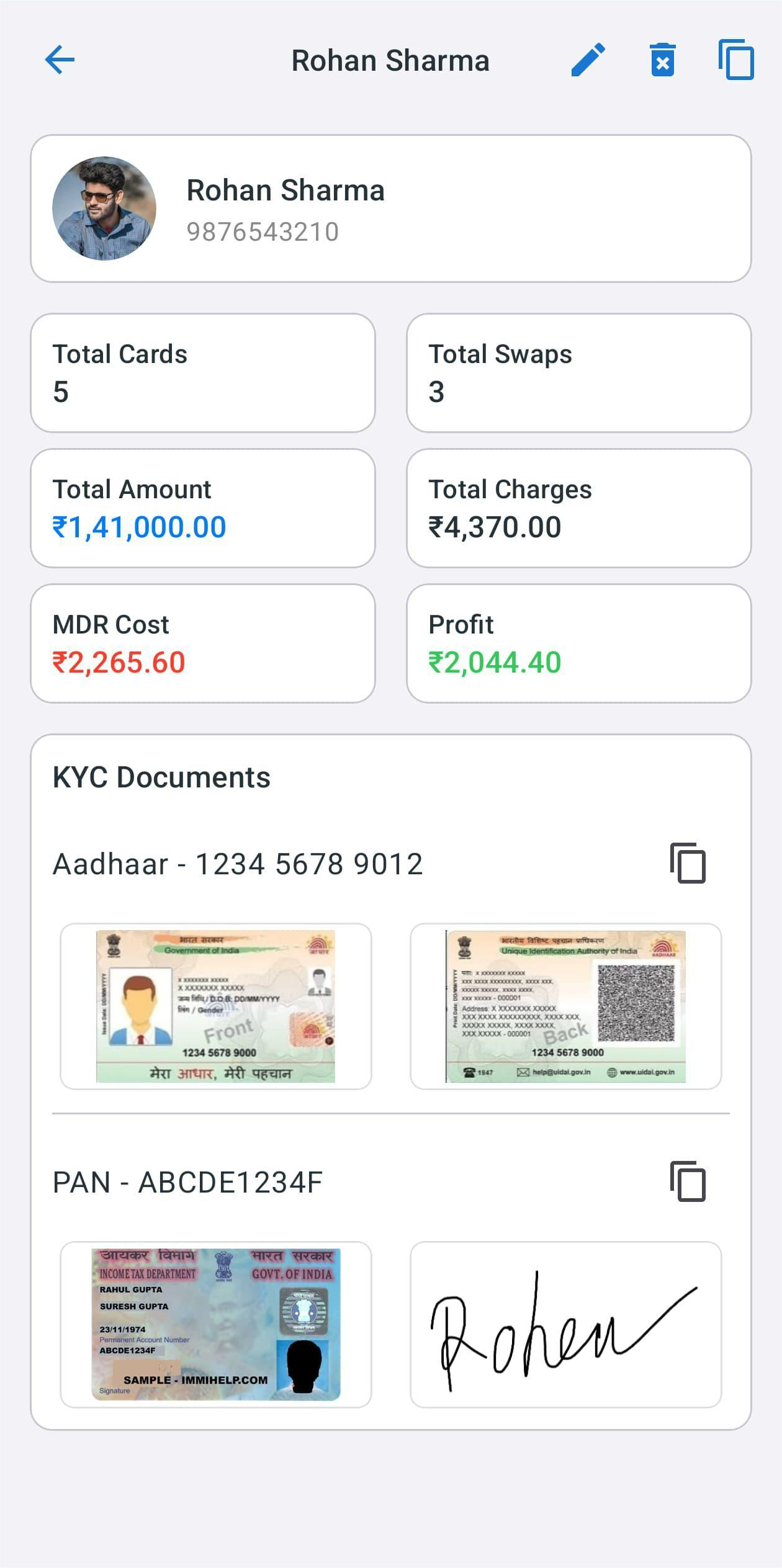 SwapTrackr Screenshot 2